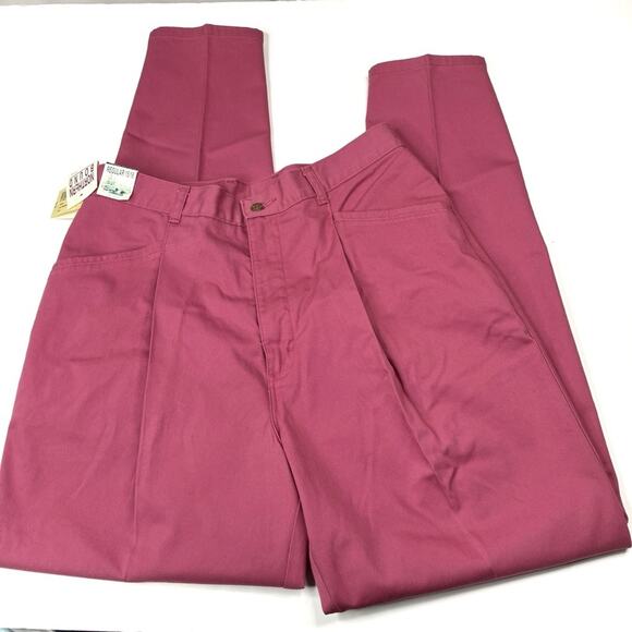 Northern Reflections | Pink Traditional Fit Tapered Leg Cotton Pants 15/16 NWT - Picture 1 of 7